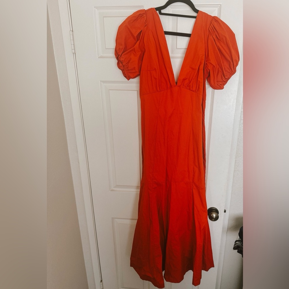 Abercrombie & Fitch Red Maxi Dress
